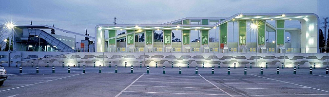 punto verde - green point, recycling plant