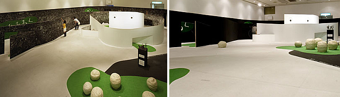 laberinto de pizarras - art loop, exhibition